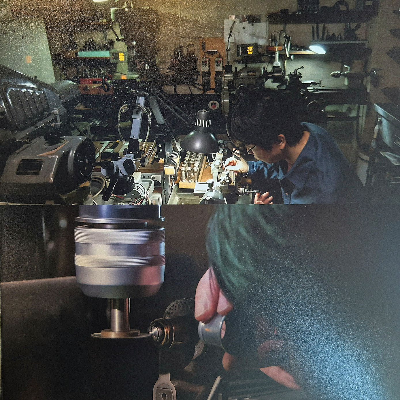Jiro Katayama a műhelyében